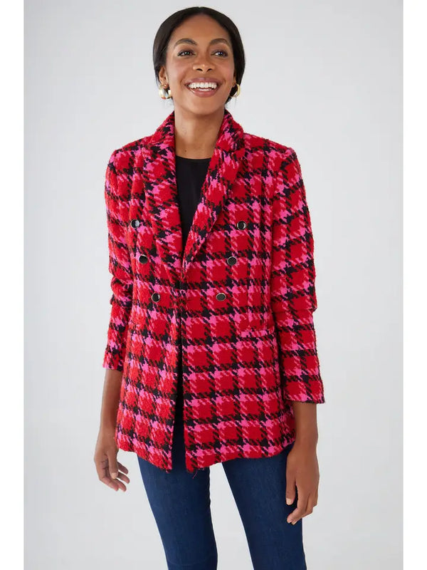 Calvin Houndstooth Blazer