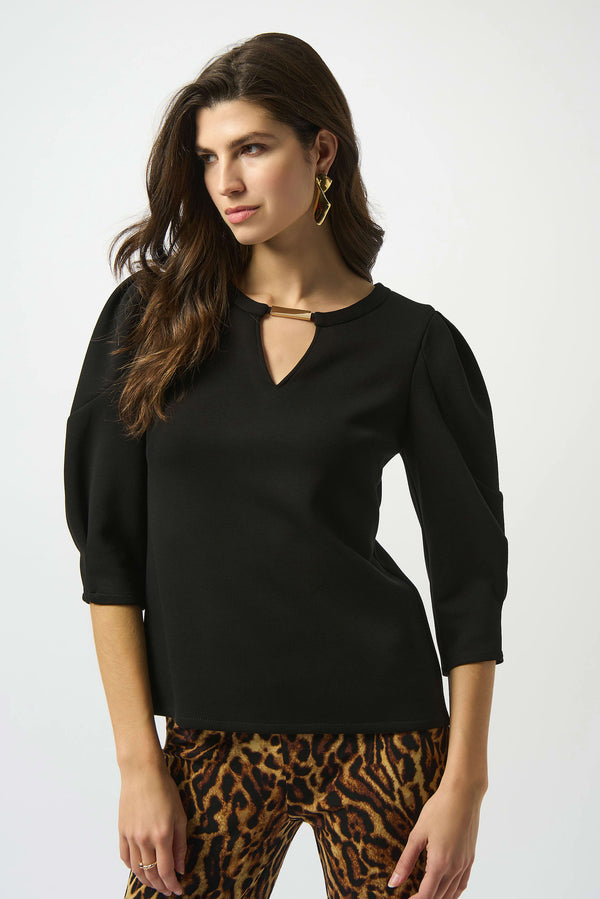 Fabulous Fitted Black Top