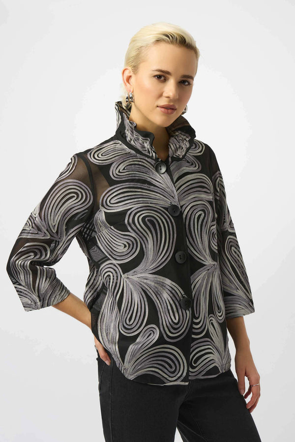 Elegantly Embroidered Jacket