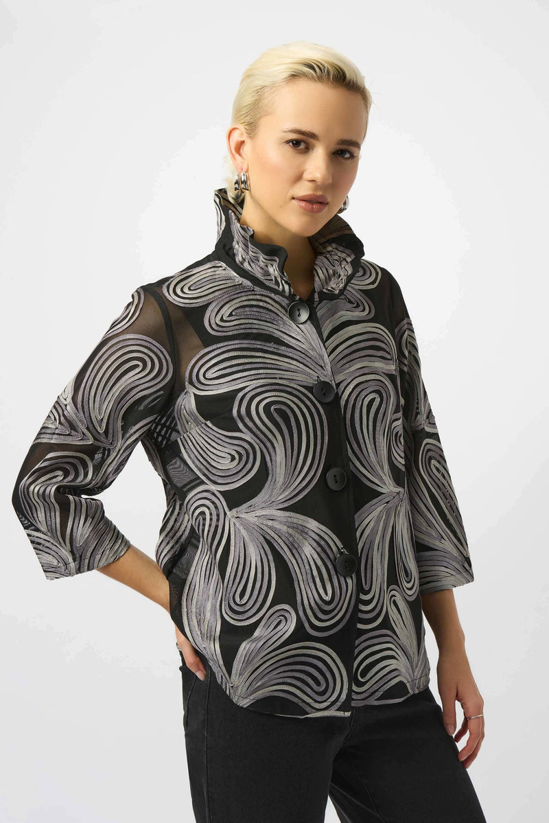 Elegantly Embroidered Jacket