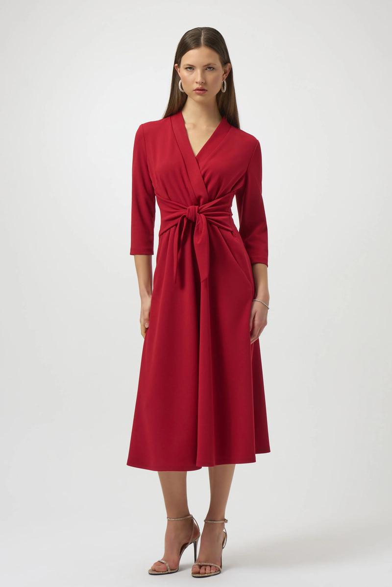 Chic Deep Cherry Dress