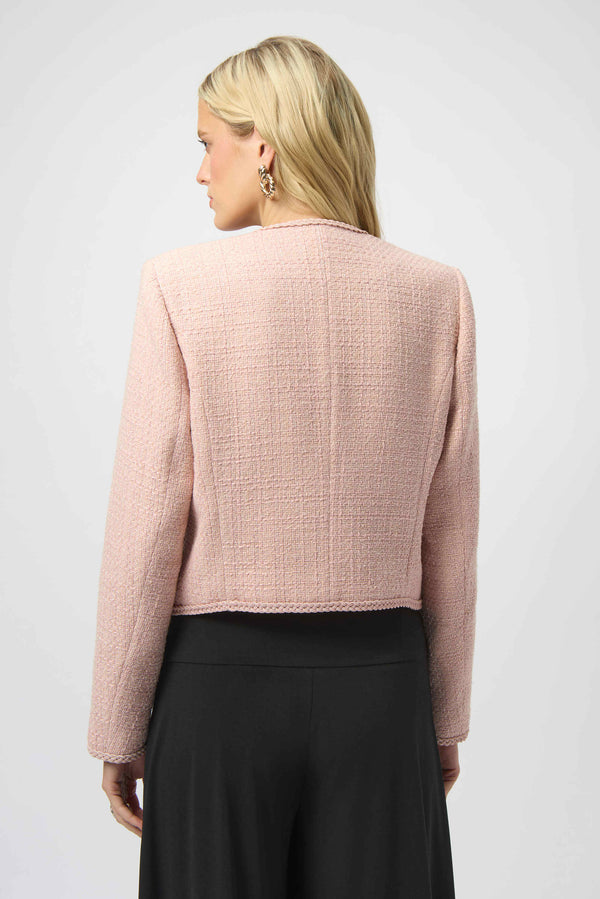 Bouclé Collarless Jacket