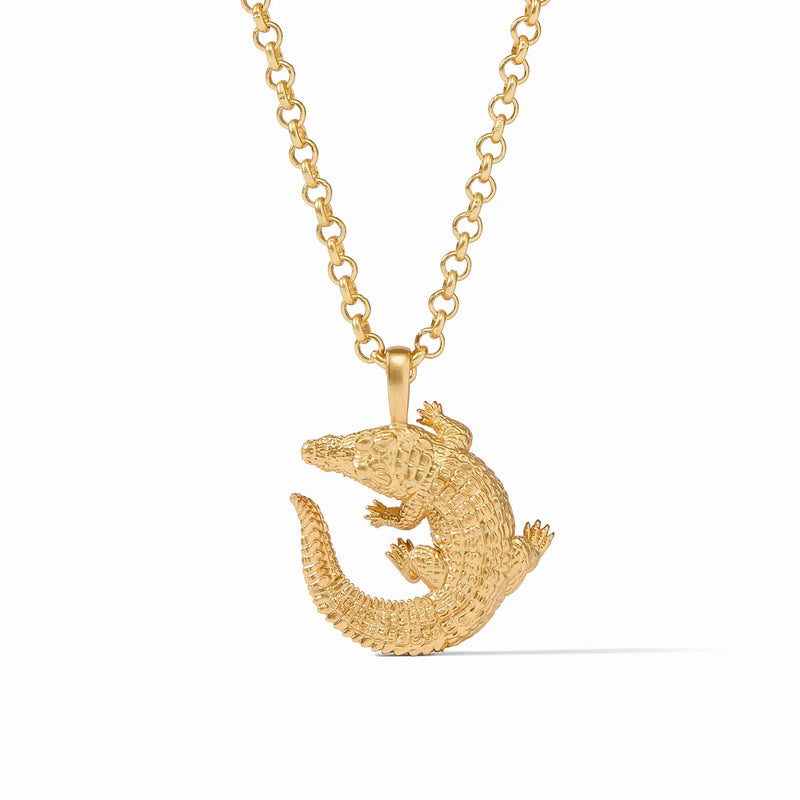 Alligator Pendant Necklace