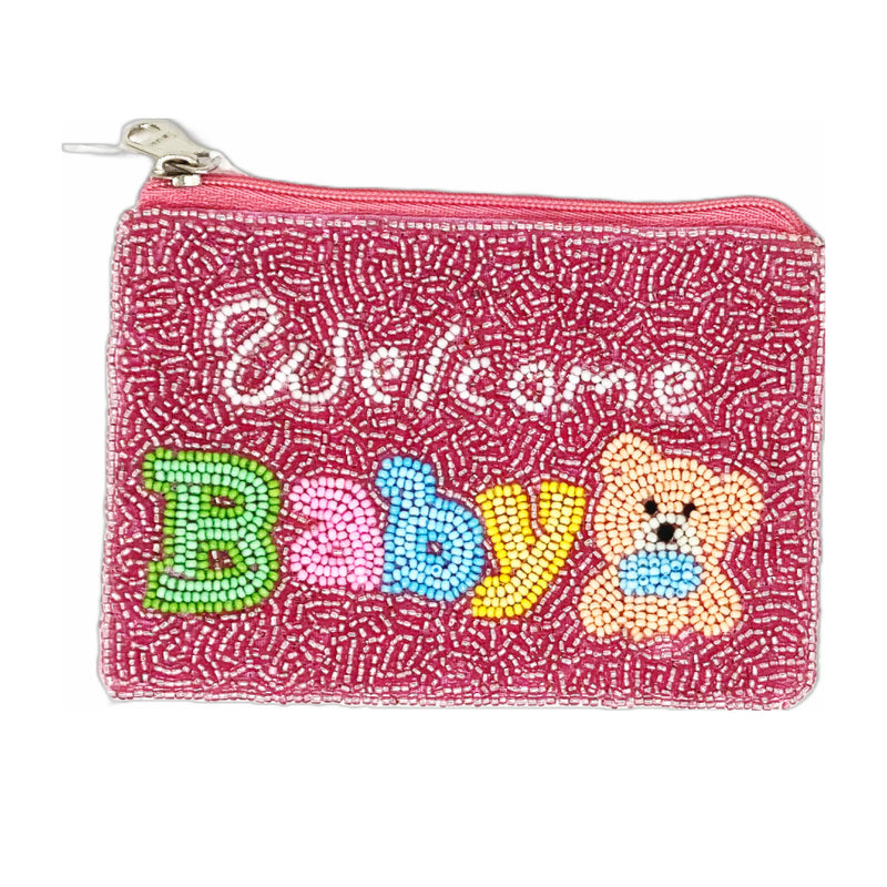 Welcome Baby Zipper Pouch