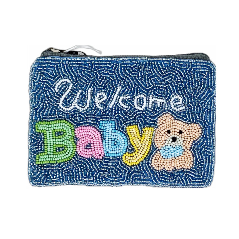 Welcome Baby Zipper Pouch