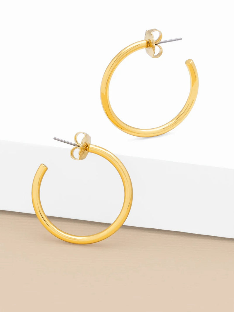 Thin Hoop Everyday Earring
