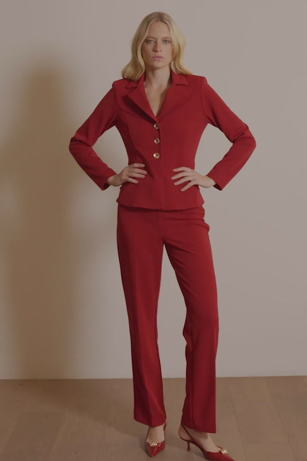 Peplum Blazer Set