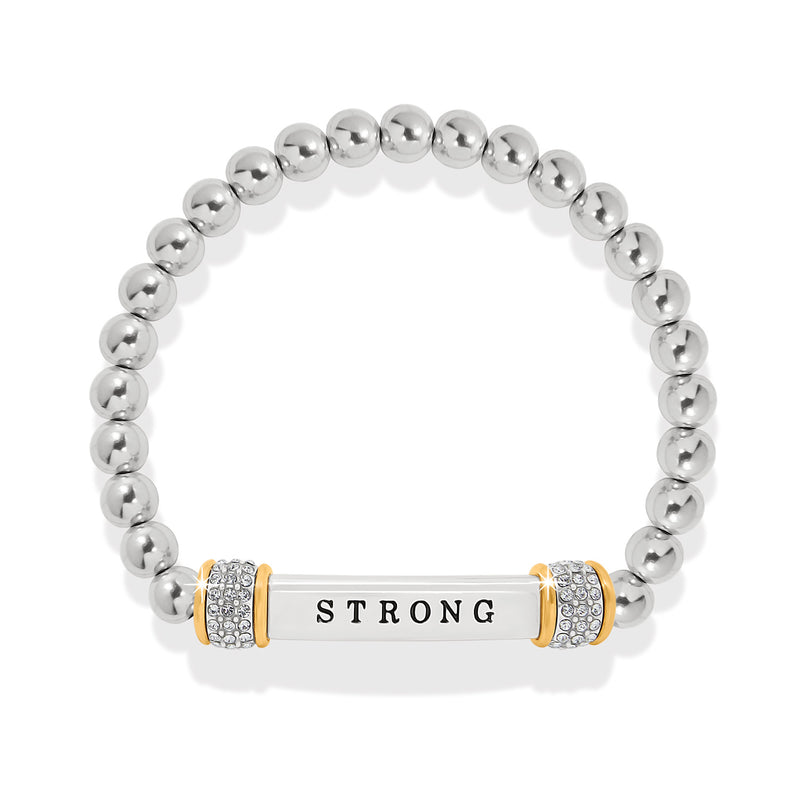 Meridian Strong Two Tone Stretch Bracelet