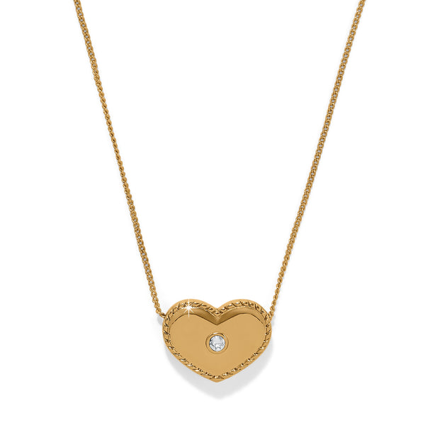 Illumina Celeste Heart Bold Necklace