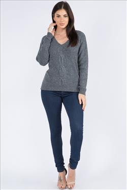 Survival Lenox Cable Front Sweater
