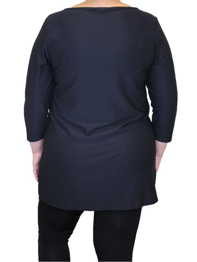 Judy P Sabrina Neckline Tunic
