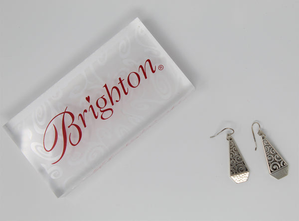 Brighton Deco Faceted French Wire Earrings