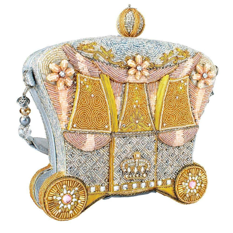 Royal Ride Beaded Crossbody Carriage Handbag